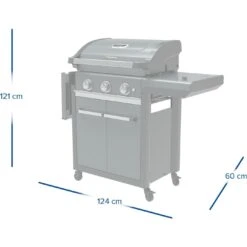 Campingaz 3 Series Premium S Buitenkeuken Black Grey -BBQ Verkoop 118474 000 03 1
